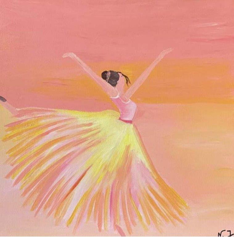 Ballerina Nicole Jarjoura 60x60