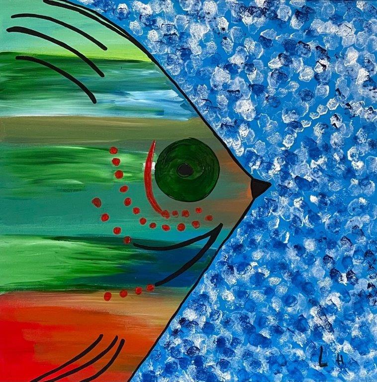 'Balloon Fish' Liliane Lahibi 60x60