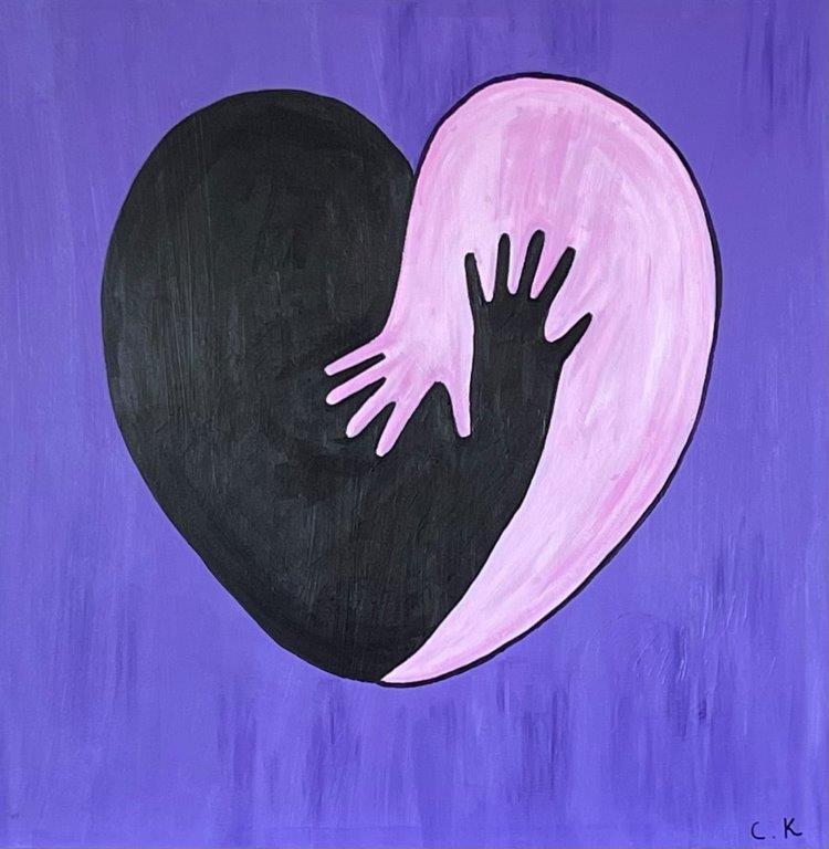 'Heartful Hug' Charbel Khoury 100x100