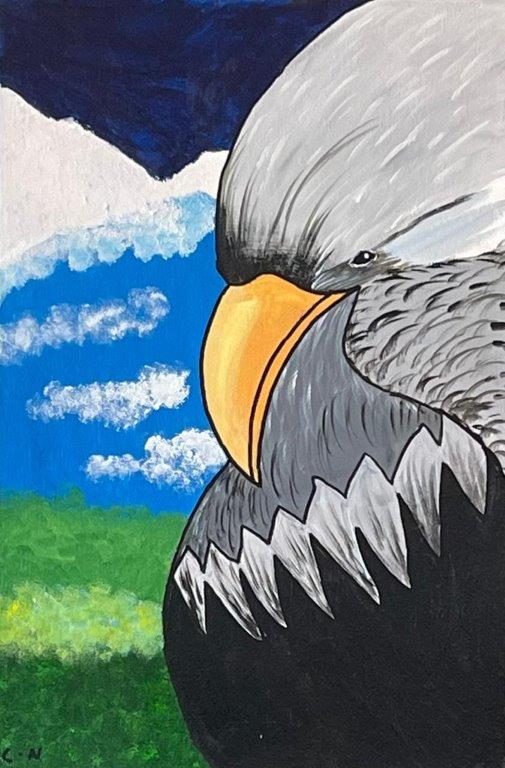 'Magestic Eagle' Christian Nazarian 60x40